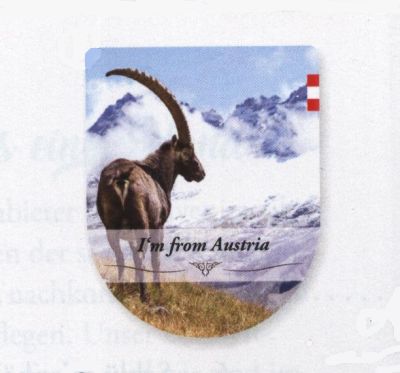 3D Sticker Austria Capricorn