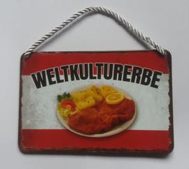 Blechschild Wiener Schnitzel