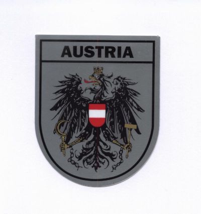 Österreich Wappen Aufkleber Adler