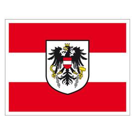 Aufkleber Flagge Österreich Fahne