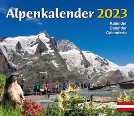 Wandkalender Alpen 2023