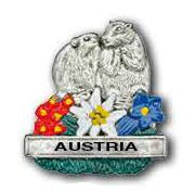 Odznak na hůl Rakousko svišť