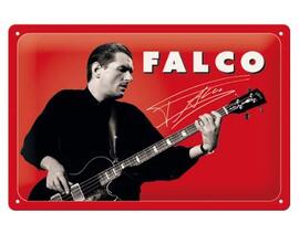 Blechschild Falco Bass