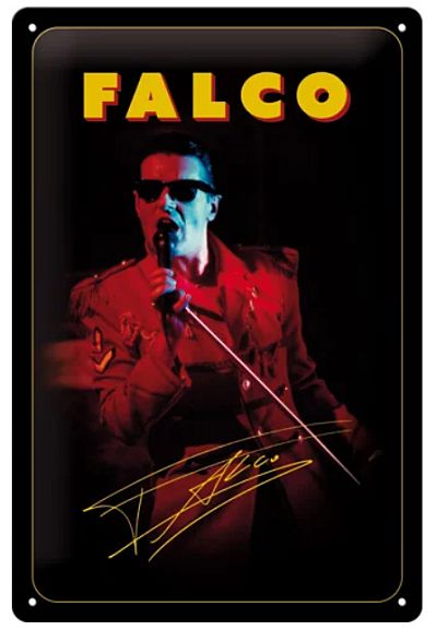 Blechschild Falco Sonnenbrille