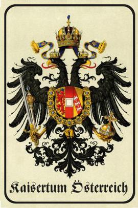 Blechschild Kaisertum Österreich