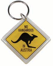 Přívěšek na klíče No kangaroos in Austria