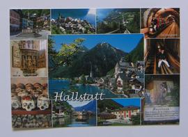 Postkarte Hallstatt multi