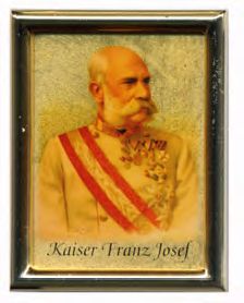 Kaiser Franz Josef Magnet Gold