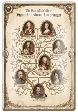 Blechschild Haus Habsburg-Lothringen