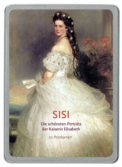 Postkarten-Set Sisi in Blechdose