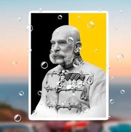 Aufkleber Kaiser Franz Josef