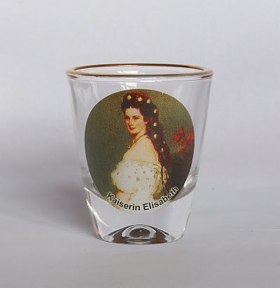 Stamperl Sissi Schnapsglas