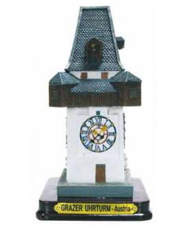 Uhrturm Graz Miniatur 3D