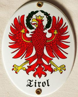 Blechschild Tiroler Adler