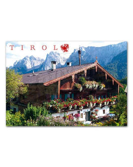 Postkarte Tirol Bauernhof