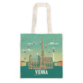 Baumwolltasche Vienna bunt