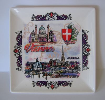 Plate Vienna angular Plate Vienna angular